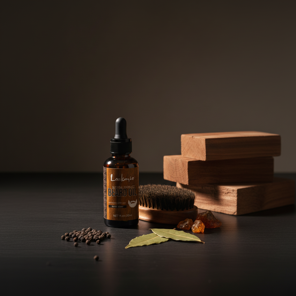 Men Beard Oil and Brush