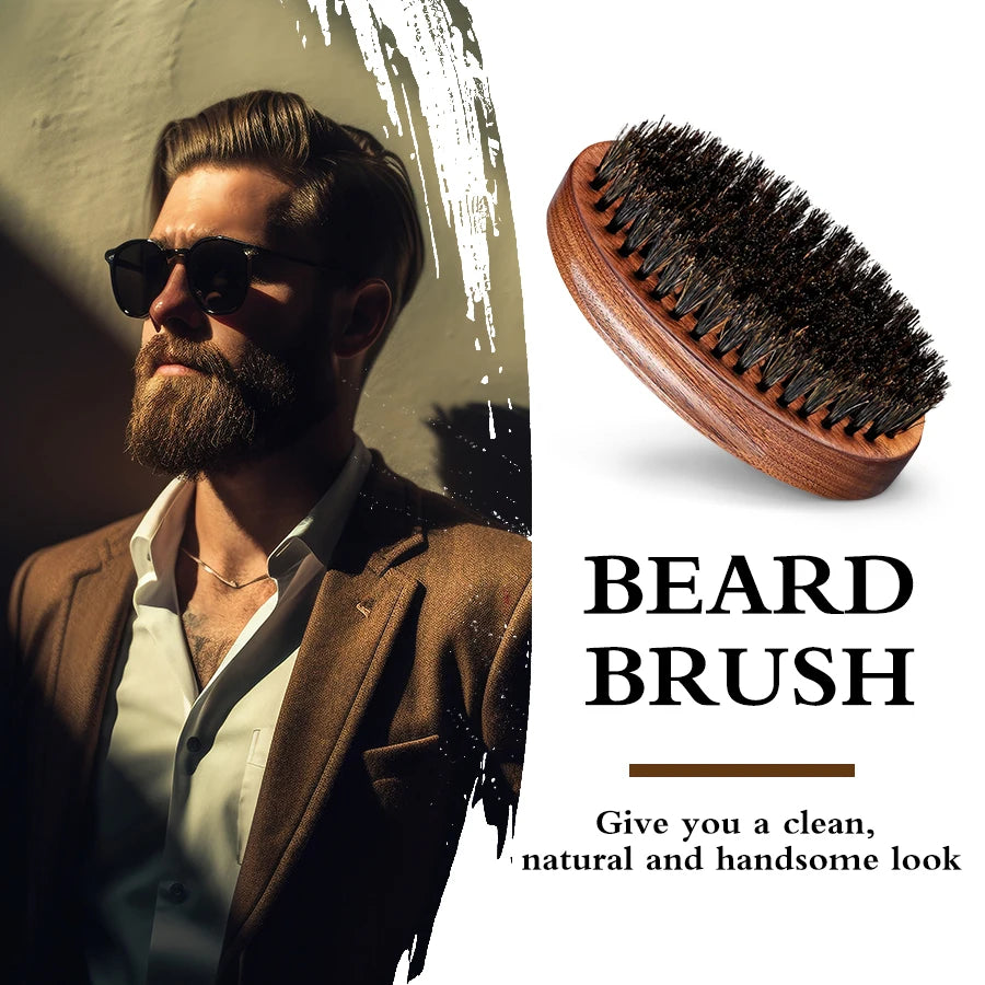 Men Beard Oil and Brush